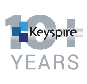 Keyspire 10 Plus Years logo